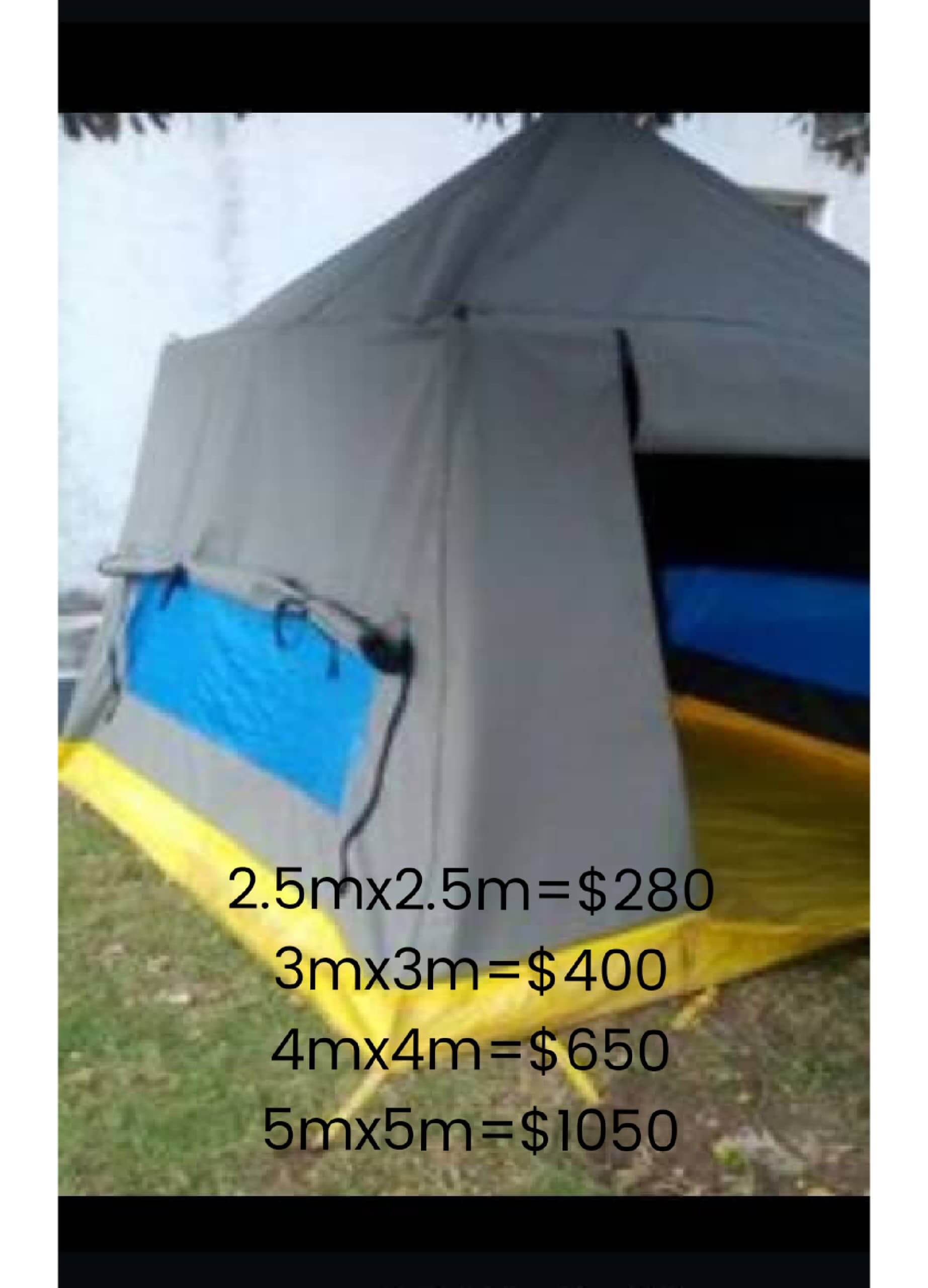 Canvas Hipped Roof with Center Pole Tents in Marondera